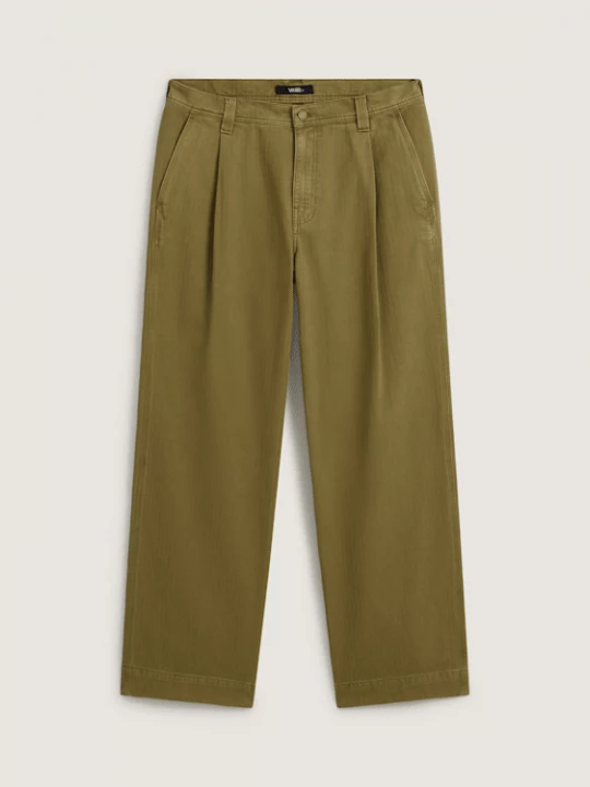 Obrázek produktu Vans - Authentic Chino Loose Wide Leg Pant Olive Brown, Man, Beige