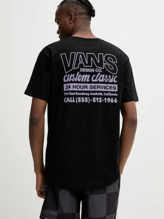 Obrázek produktu Vans Bavlněné tričko černá