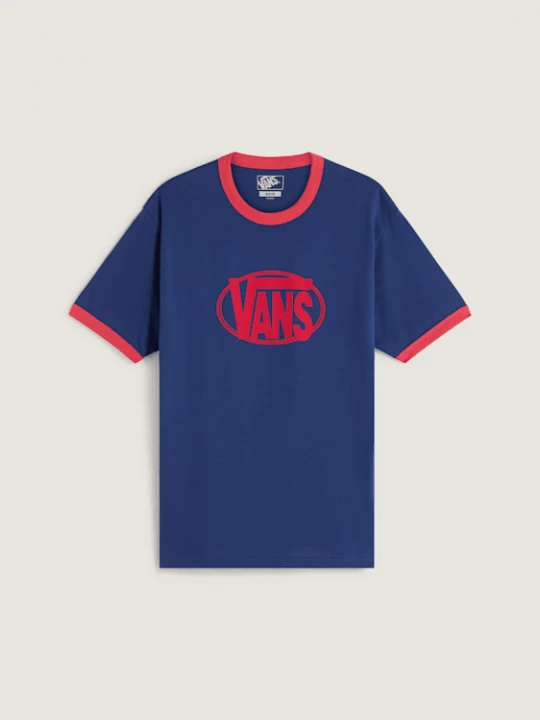 Obrázek produktu Vans - CENTER CHEST RINGER T-Shirt, Man, Blue