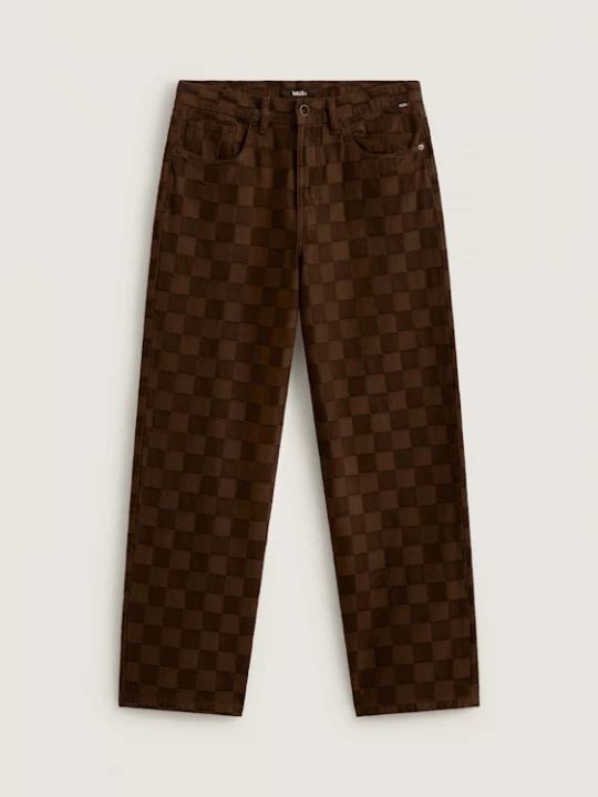 Obrázek produktu Vans - Check-5 Baggy Denim Trousers, Man, Brown