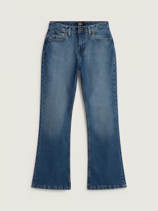 Obrázek produktu Vans - Check-5 Low Rise Boot Cut Denim Trousers, Woman, Blue