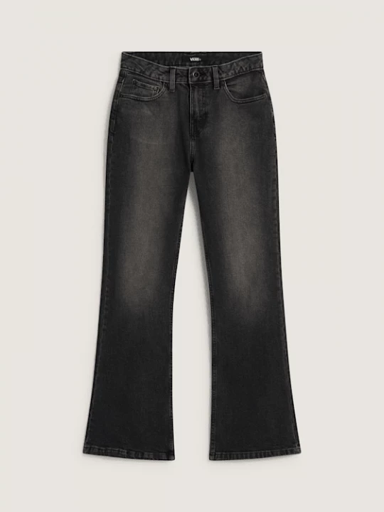 Obrázek produktu Vans - Check-5 Low Rise Boot Cut Denim Trousers, Woman, Black