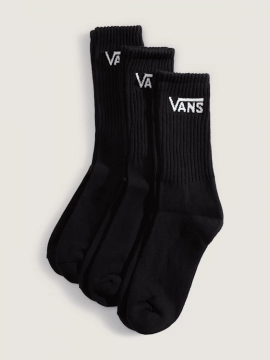 Obrázek produktu Vans - Classic Crew Socks (3 pairs), Black, Size: M (38.5-42​)