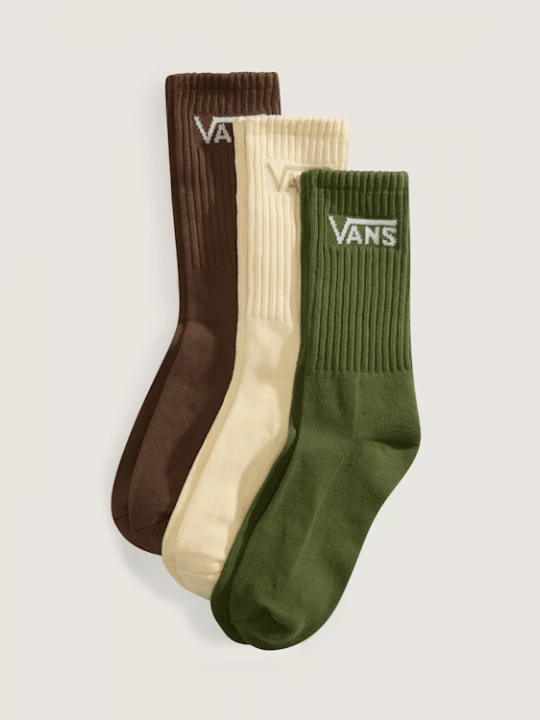 Obrázek produktu Vans - Classic Crew Socks (3 pairs), Man, Green, Size: L (42.5-47​)
