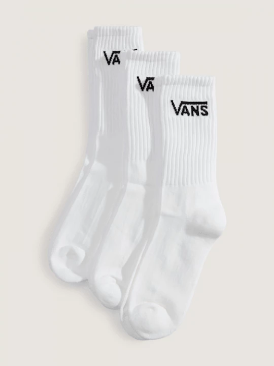 Obrázek produktu Vans - Classic Crew Socks (3 pairs), White, Size: M (38.5-42​)