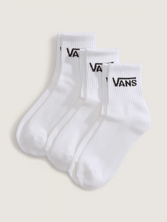 Obrázek produktu Vans - Classic Half Crew Socks (3 pairs), White, Size: S (34.5-38​)
