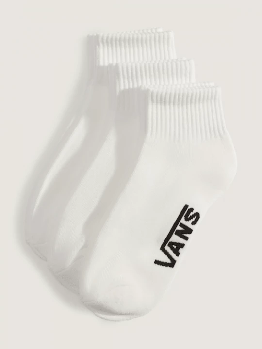 Obrázek produktu Vans - Classic Quarter Crew Socks (3 pairs), Man, White, Size: M (38.5-42​)