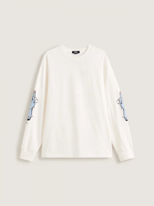 Obrázek produktu Vans - Dayana Zombie Hand Long Sleeve T-Shirt, Man, White