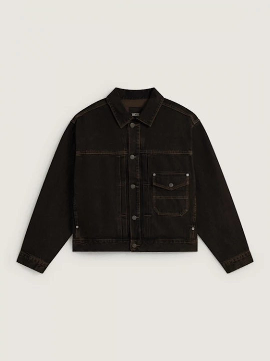 Obrázek produktu Vans - Denim Trucker Jacket Black / Vintage Cocoa, Man, Brown