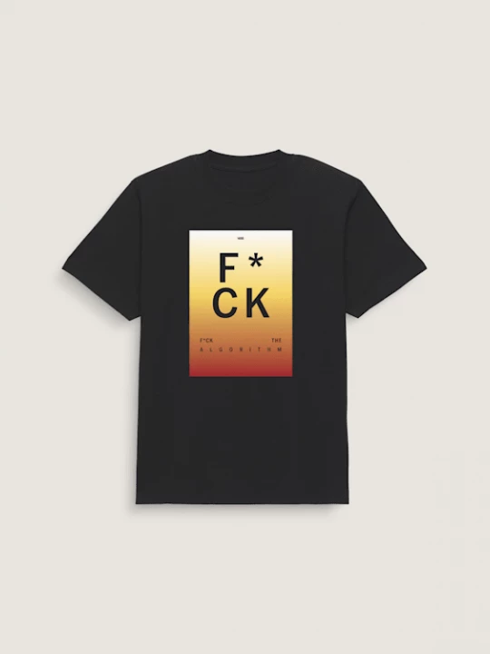 Obrázek produktu Vans - F*ck The Algorithm T-Shirt, Man, Black