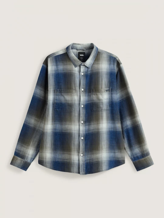 Obrázek produktu Vans - Indigo Plaid Long Sleeve Shirt, Man, Green