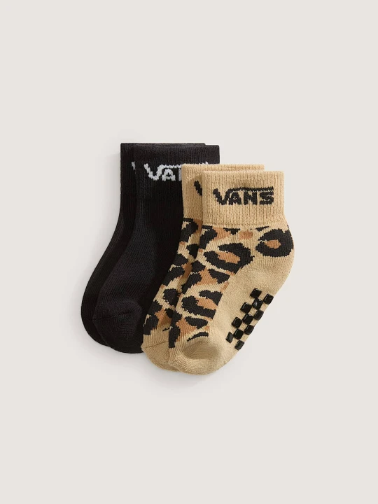 Obrázek produktu Vans - Infant Classic Crew Socks (2 Pairs), Beige, Size: 0 - 12 months