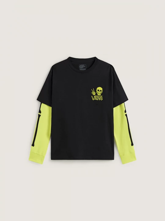 Obrázek produktu Vans - Kids Arm Bones Twofer Shirt (8-14 Years), Black