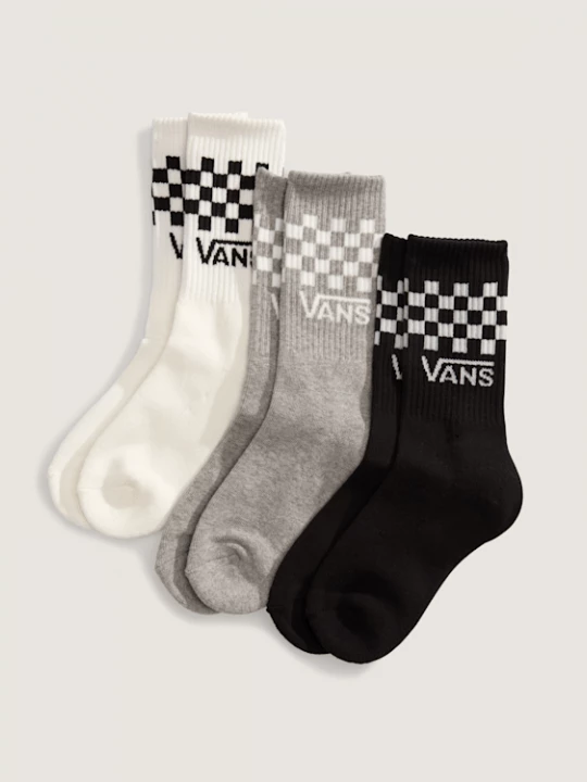 Obrázek produktu Vans - Kids Classic Crew Socks (3 Pairs), Black, Size: XS (31-34)