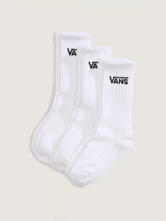 Obrázek produktu Vans - Kids Classic Crew Socks (3 pairs), White, Size: XXS (27-30.5​​)