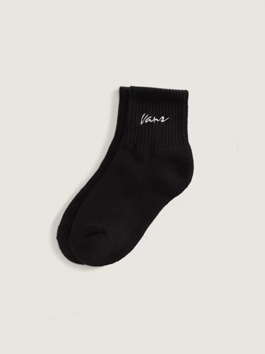 Obrázek produktu Vans - Kids Classic Script Half Crew Socks (1 Pairs), Black, Size: XXS (27-30.5​​)