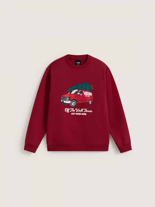 Obrázek produktu Vans - Kids Cut Your Own Crew Sweatshirt (8-14 years), Burgundy