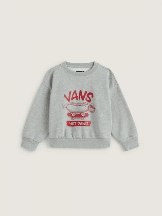 Obrázek produktu Vans - Kids Hot Dawg Crew Sweatshirt (2-8 years), Grey