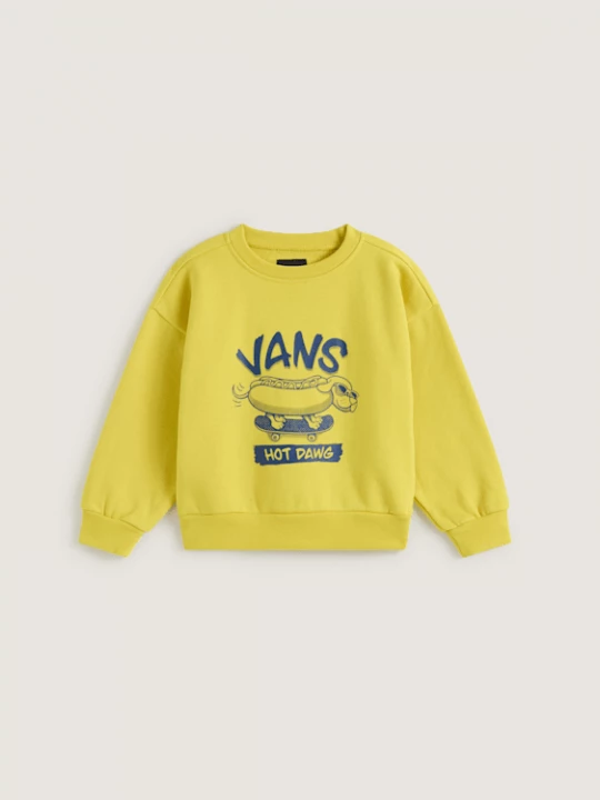 Obrázek produktu Vans - Kids Hot Dawg Crew Sweatshirt (2-8 years), Yellow