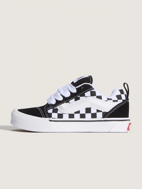 Obrázek produktu Vans - Kids Knu Skool Checkerboard Shoes (4-8 Years), Black
