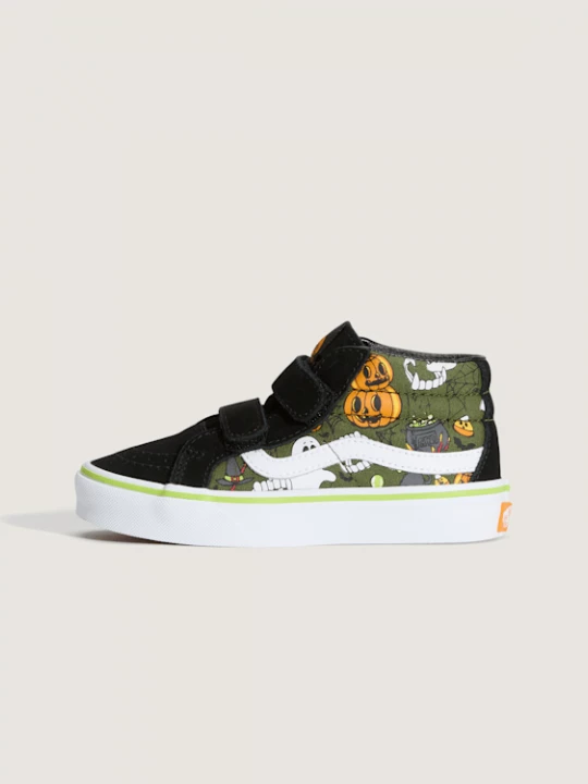 Obrázek produktu Vans - Kids Sk8-Mid V Halloween Shoes (4-8 years), Multicolour
