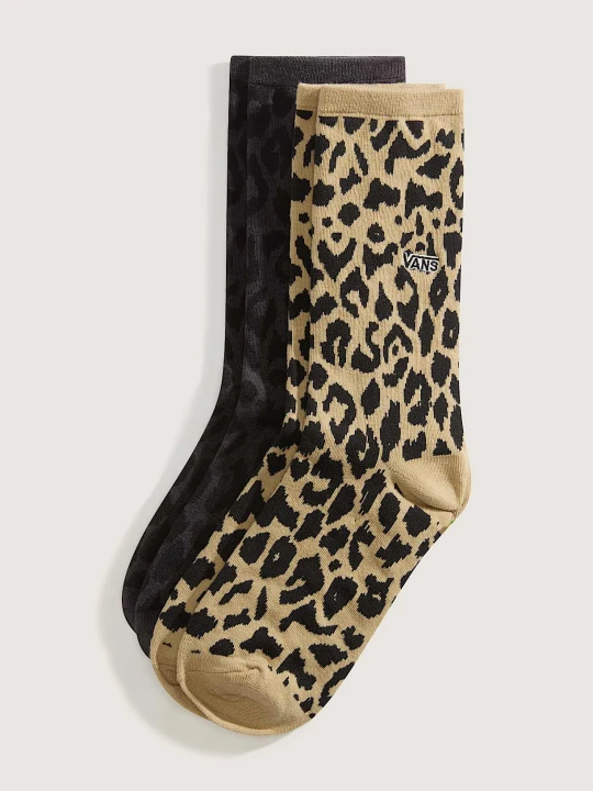 Obrázek produktu Vans - Kids Ticker Crew Socks (2 pairs), Beige, Size: XS (31-34)