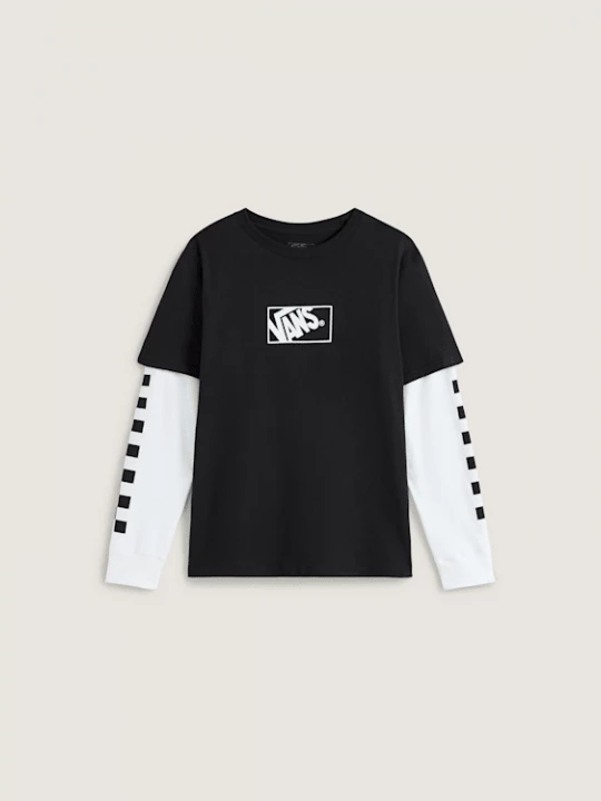 Obrázek produktu Vans - Kids Tilted Twofer Ls T-Shirt (8-14 years), Black