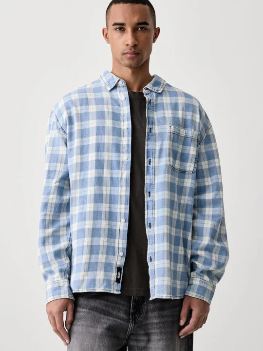 Obrázek produktu Vans košile pánská bavlněná Lawson Vintage Indigo modrá