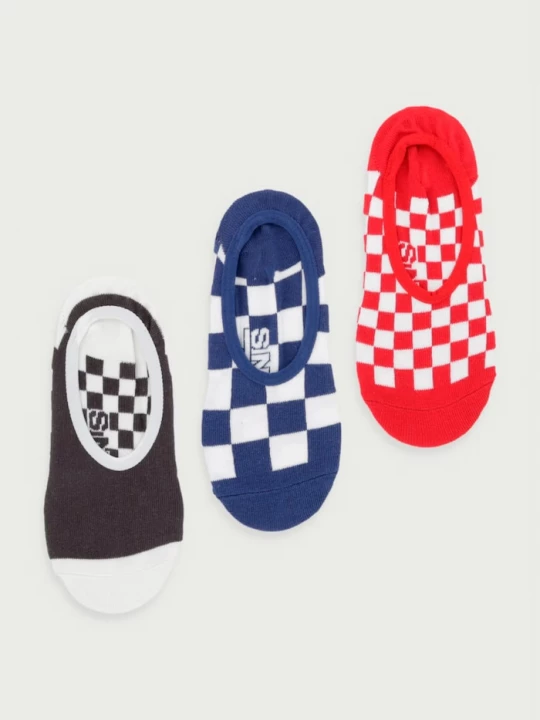 Obrázek produktu Vans kotníkové ponožky dámské s bavlnou 3-pack červená