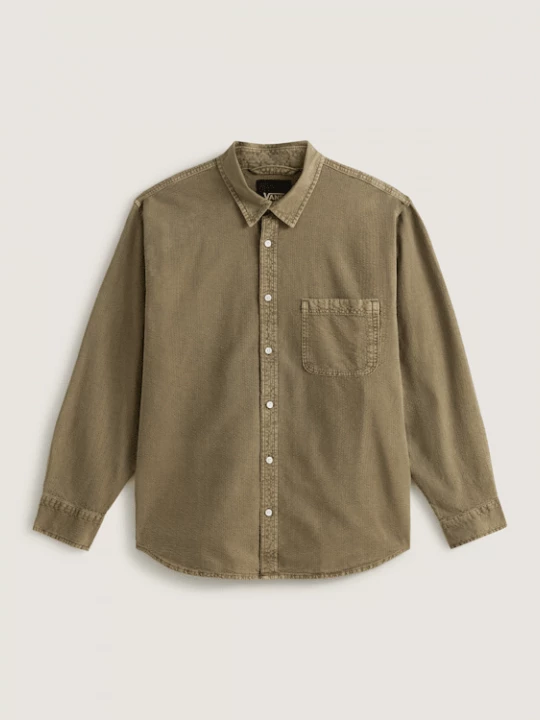Obrázek produktu Vans - Lawson Seersucker Pigment Long Sleeve Shirt, Man, Beige