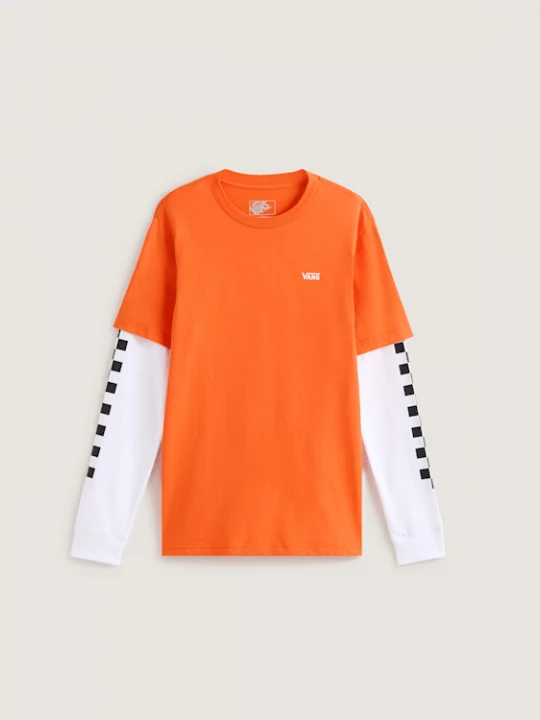 Obrázek produktu Vans - LONG CHECK TWOFER T-Shirt (8-14 Years), Orange