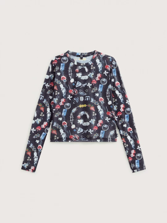 Obrázek produktu Vans - Ludlow Mesh Long Sleeve T-Shirt, Woman, Black