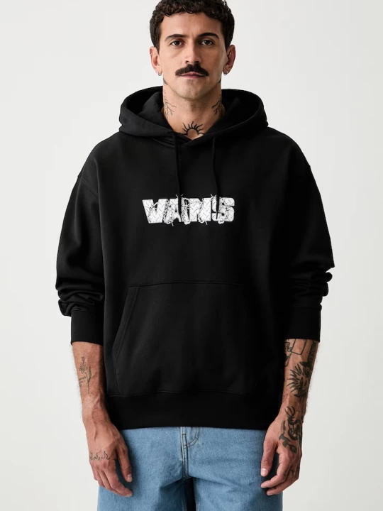 Obrázek produktu Vans mikina s kapucí pánská bavlněná černá