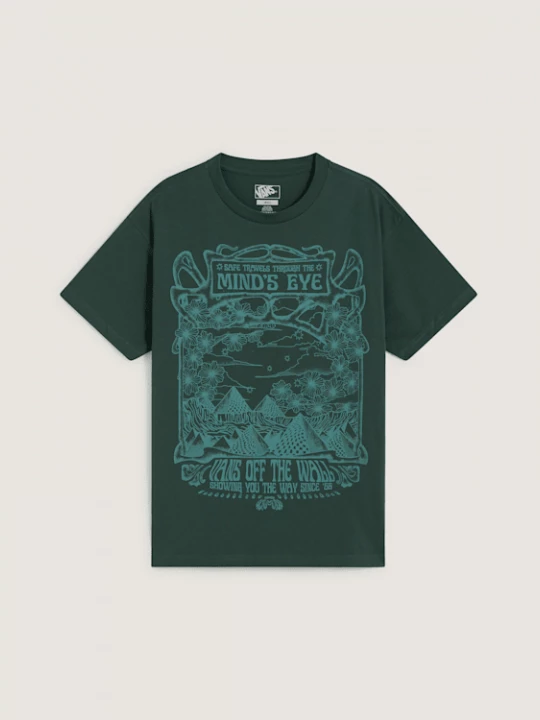 Obrázek produktu Vans - Minds Eye Oversized SS Tee OIL GREEN, Woman, Green