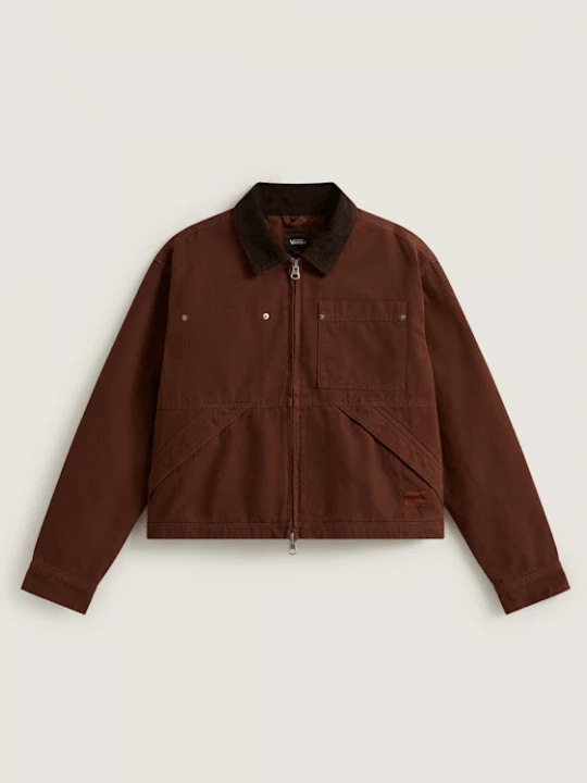 Obrázek produktu Vans - Nicola Cropped Chore Canvas Jacket, Woman, Brown