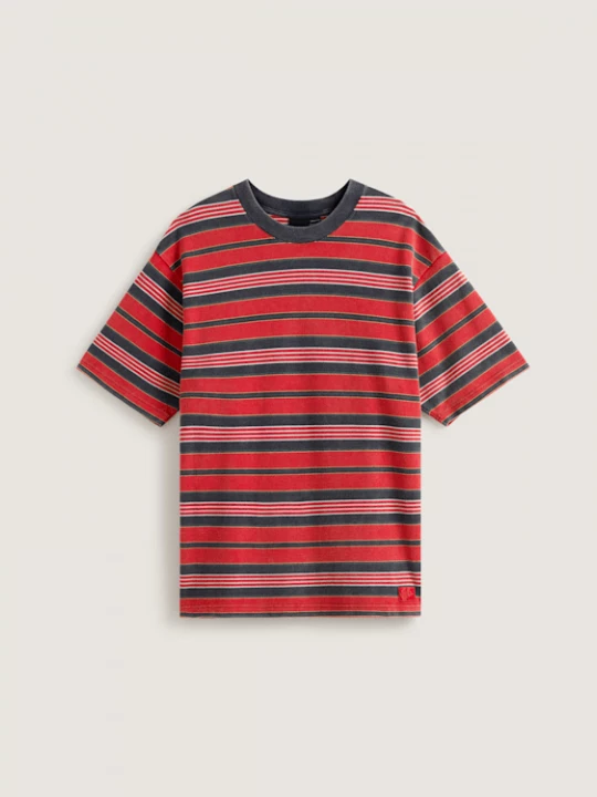 Obrázek produktu Vans - Pique Stripe Knit T-Shirt, Man, Red