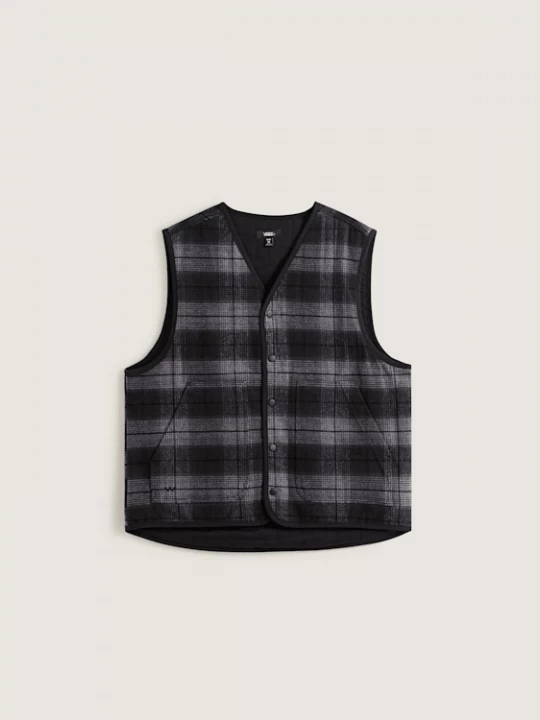 Obrázek produktu Vans - Plaid Homecoming Vest Asphalt, Man, Grey