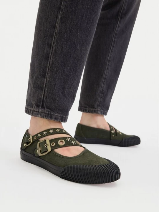 Obrázek produktu Vans Polobotky Mary Jane Straps VN000D9AOLV1 Zelená