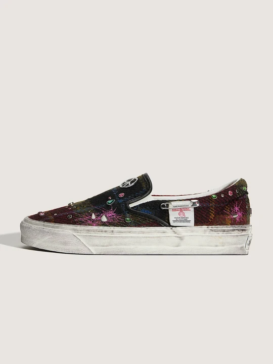 Obrázek produktu Vans - Premium Classic Harris Tweed Slip-On Shoes, Man, Multicolour