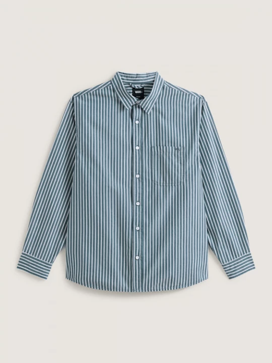 Obrázek produktu Vans - Premium Dobby Stripe Long Sleeve Shirt, Man, Green
