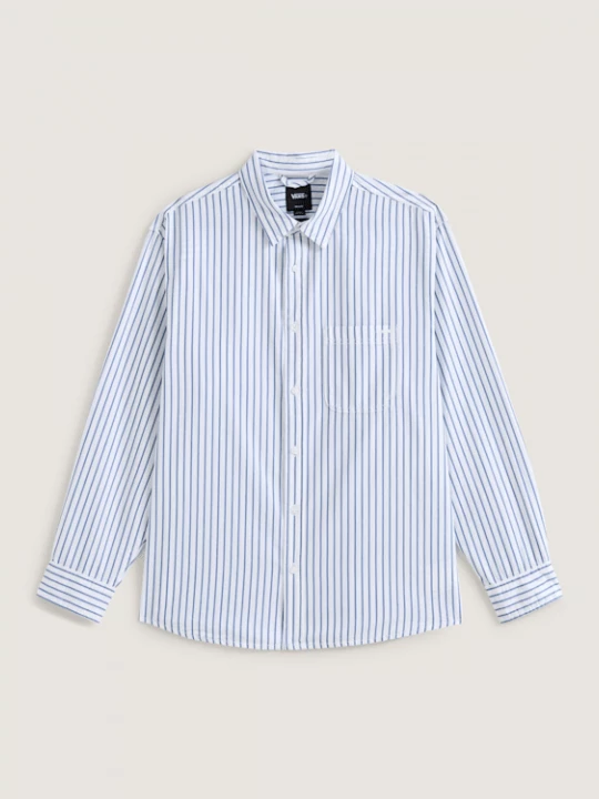 Obrázek produktu Vans - Premium Dobby Stripe Long Sleeve Shirt, Man, White