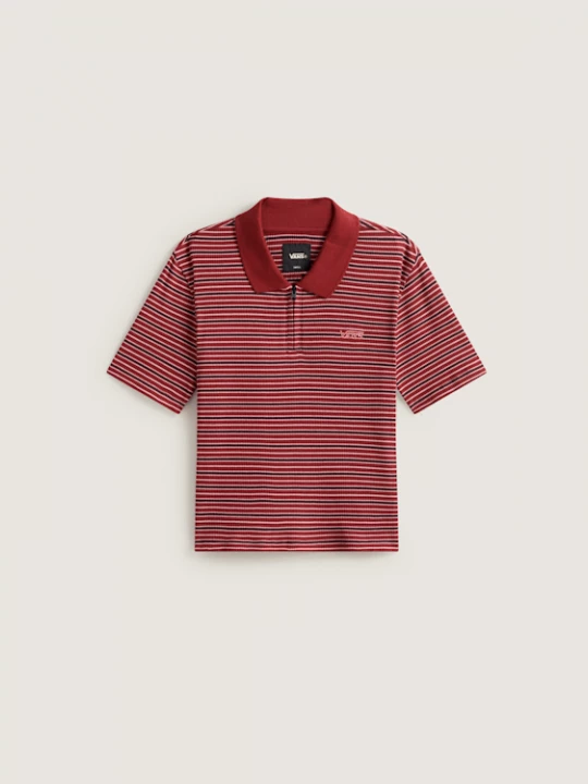 Obrázek produktu Vans - Priscilla Stripe Polo Shirt, Woman, Red