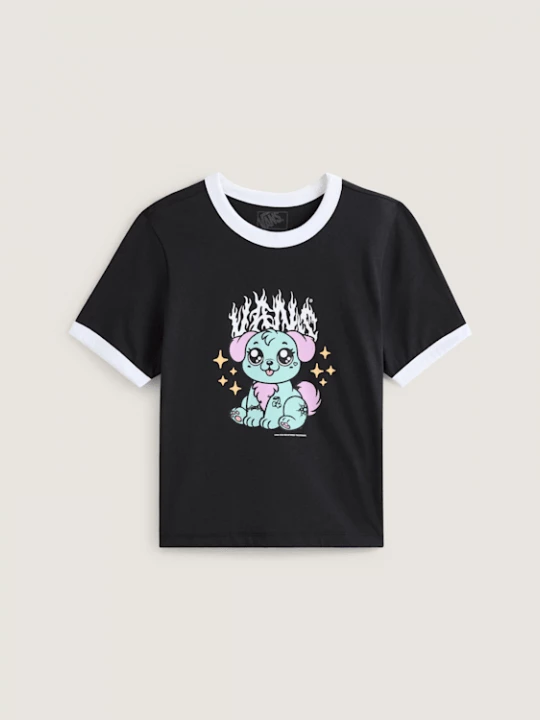Obrázek produktu Vans - Puppy Ringer T-Shirt, Woman, Black