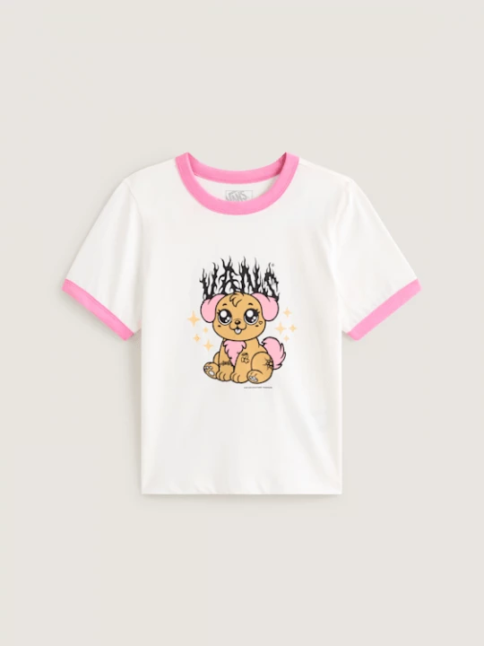 Obrázek produktu Vans - Puppy Ringer T-Shirt, Woman, White