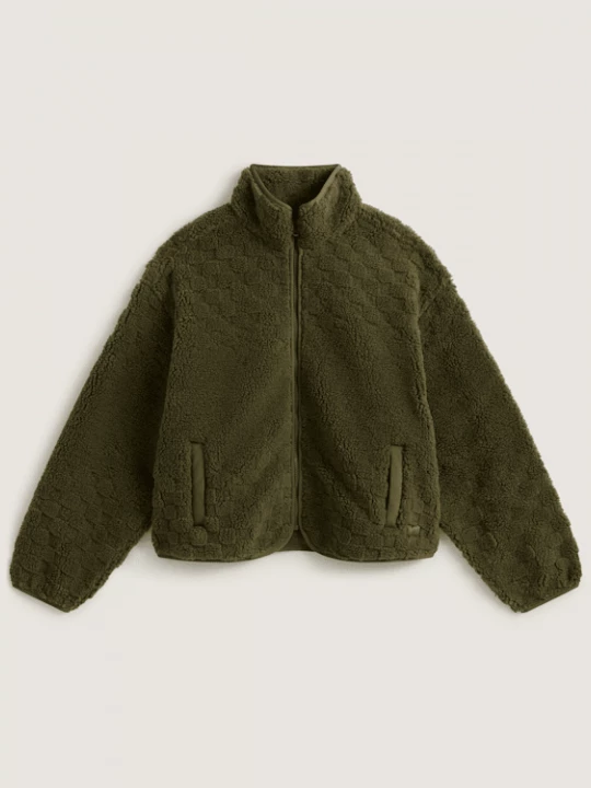Obrázek produktu Vans - Queens High Pile Jacket Mossy Olive, Woman, Green
