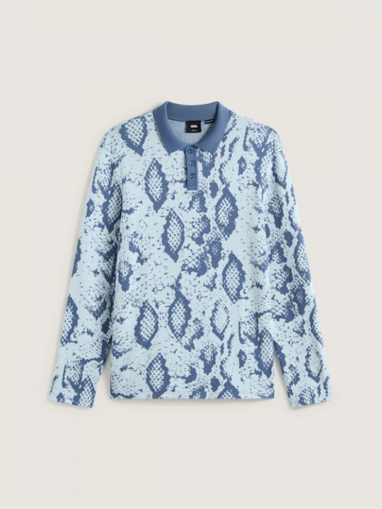 Obrázek produktu Vans - Raw Instinct Long Sleeve Polo, Man, Blue
