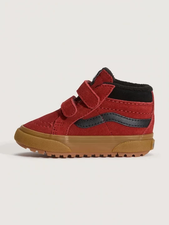 Obrázek produktu Vans SK8-Mid Reissue V Insulated sneakers boty dětské semišové červená