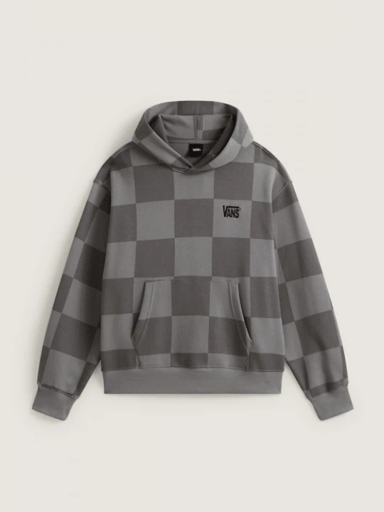 Obrázek produktu Vans - Stretch Logo Checkerboard Pullover Hoodie, Man, Grey