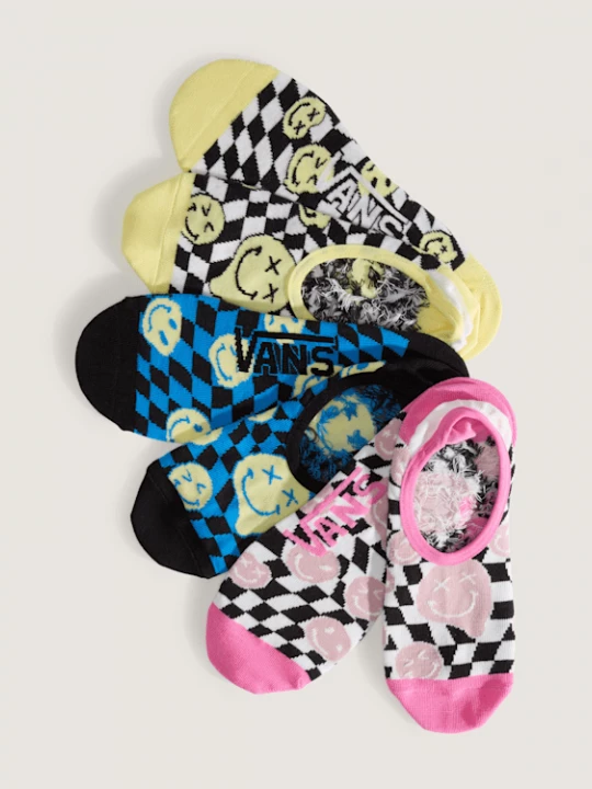 Obrázek produktu Vans - Ticker Canoodle Checkerboard Socks (3 Pairs), Man, Yellow, Size: S (34.5-38​)
