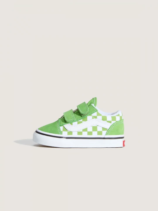 Obrázek produktu Vans - Toddler Old Skool V Checkerboard Shoes (1-4 Years), Green
